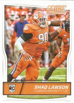 Shaq Lawson Clemson Tigers 2016 Panini Score NFL Rookie Card #399